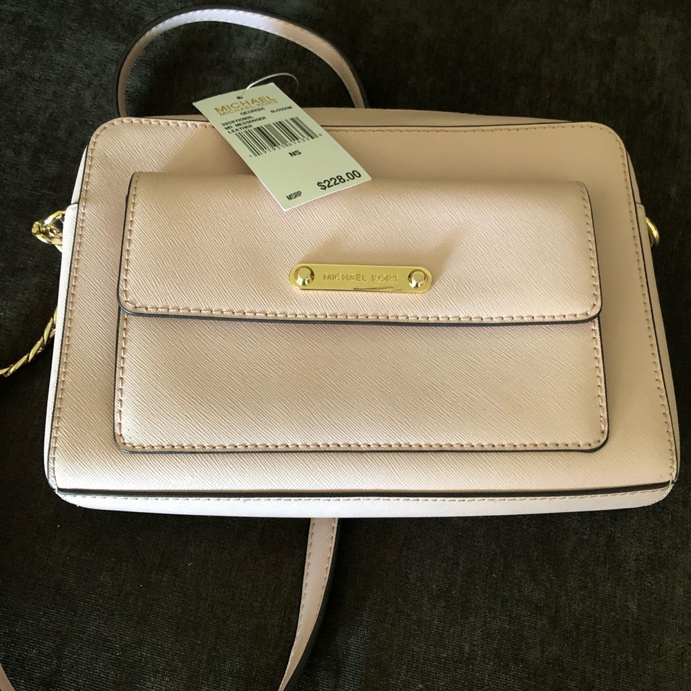 Michael Kors Georgia Crossbody Blush